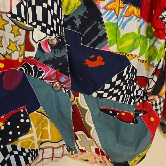 - Other Destinations vintage patchwork blazer s - Picture 3 of 9